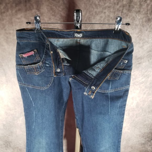 Dolce & Gabbana Dark Denim – Curve-Hugging Must-Have Jeans Size 27×41 - Picture 3 of 11